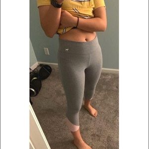 PINK Victoria’s Secret Gray and Pink Yoga Pants